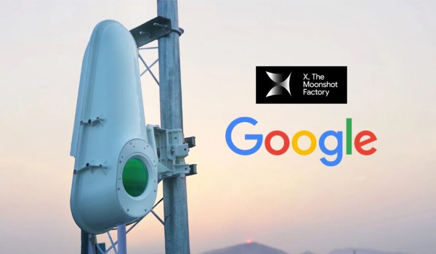 Google's Taara laser-based internet device from X, The Moonshot Factory, challenging Elon Musk's Starlink