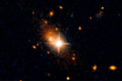 An image of the quasar 3C 186, taken by the Hubble Space Telescope (NASA)