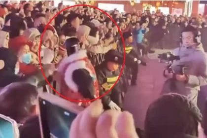 Humanoid robot appears to lose control and stumble towards a spectator at a festival in Taishan, China, sparking viral concerns about AI safety.