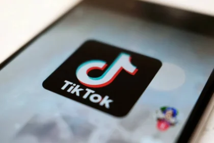 TikTok app icon on a smartphone screen