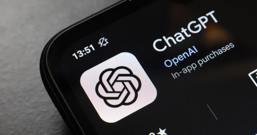 ChatGPT App Logo on Phone