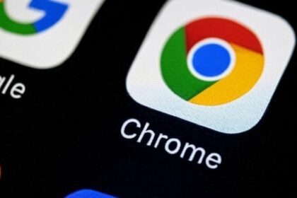 Google Chrome App Icon on Phone
