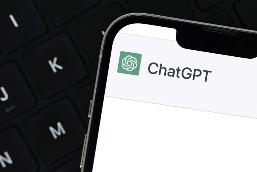 ChatGPT on Phone's Screen