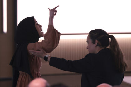 Protester Ibtihal Aboussad interrupts Microsoft 50th anniversary event over AI weapons contracts