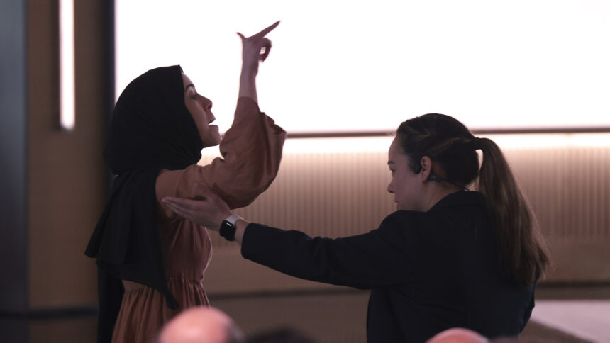 Protester Ibtihal Aboussad interrupts Microsoft 50th anniversary event over AI weapons contracts