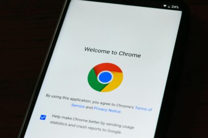 Google Chrome app on phone