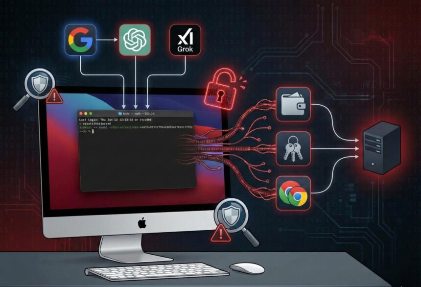 Attackers Exploit ChatGPT and Grok to Push AMOS Malware to Macs